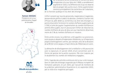 Bilan de l'activité juridictionnelle 2025 de la cour