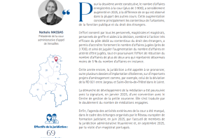 Bilan de l'activité juridictionnelle 2025 de la cour